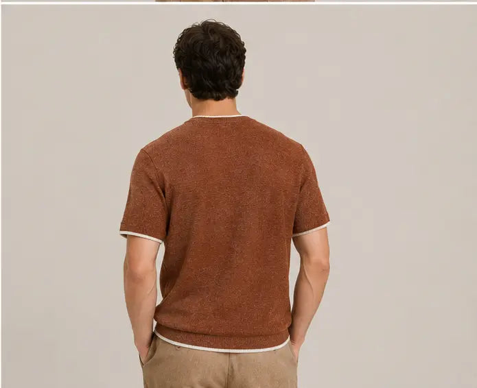 MAURITS GEBREID T-SHIRT CAN
