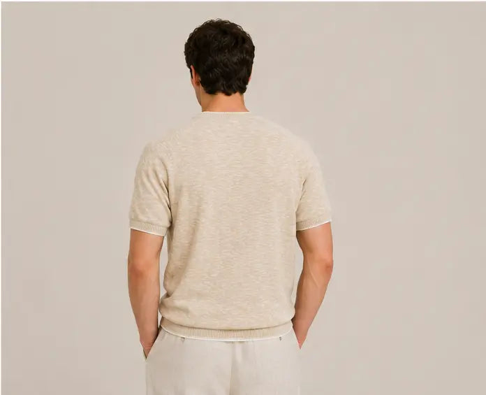 MAURITS GEBREID T-SHIRT CAN