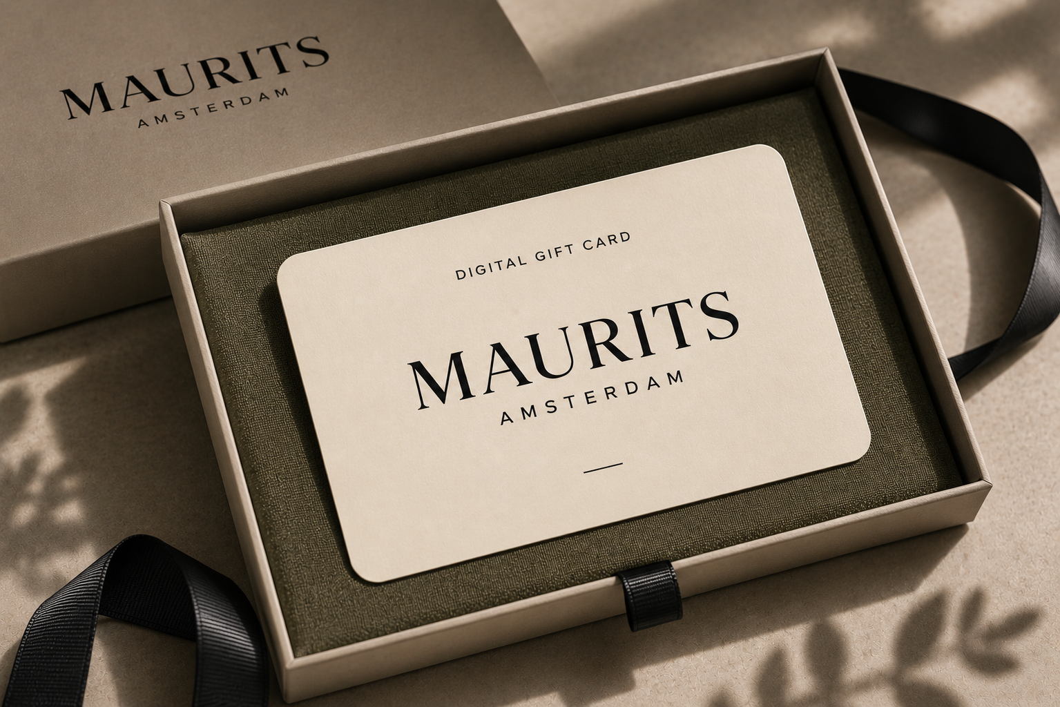 DIGITALE CADEAUBON Maurits Amsterdam