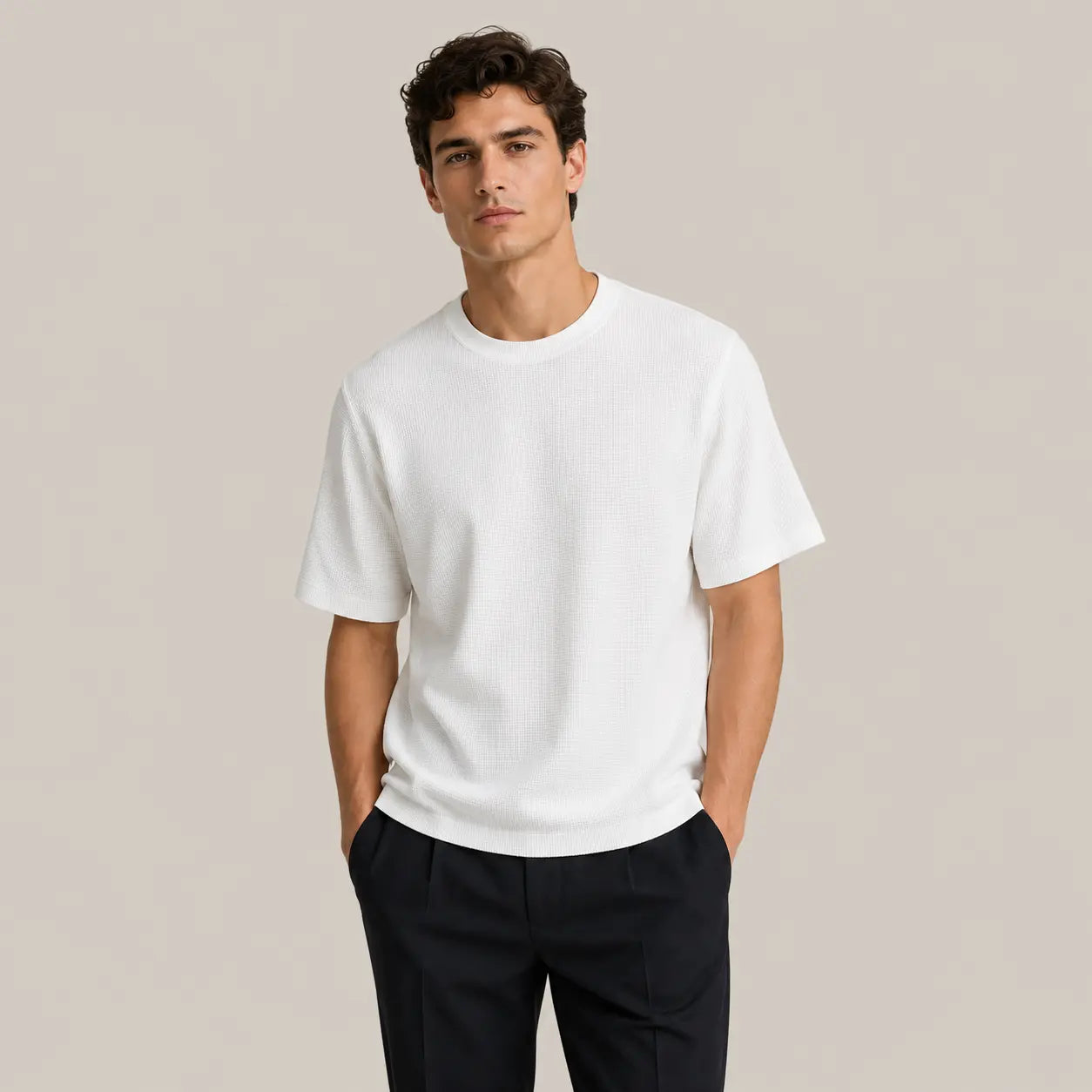 MAURITS WAFFLE TEE CAN