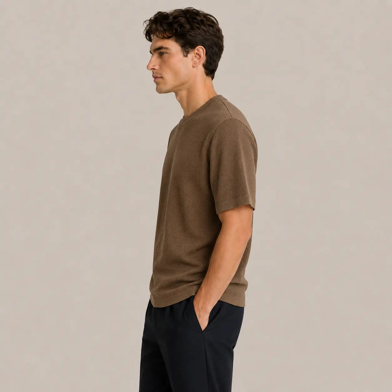 MAURITS WAFFLE TEE CAN
