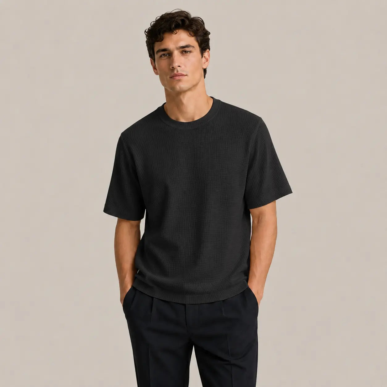 MAURITS WAFFLE TEE CAN