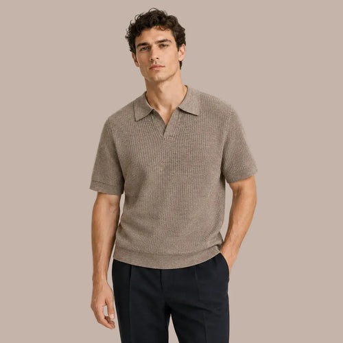 MAURITS GEBREIDE POLO CAN