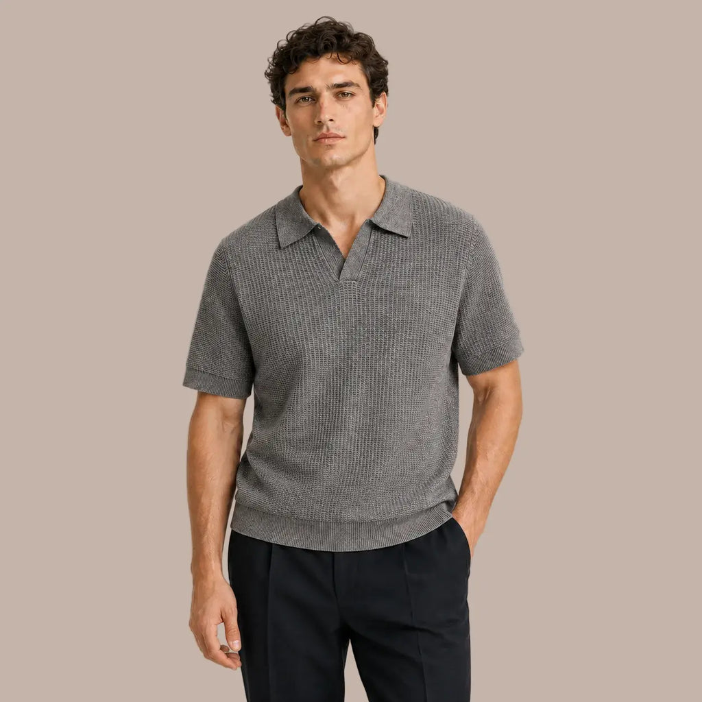 MAURITS GEBREIDE POLO CAN