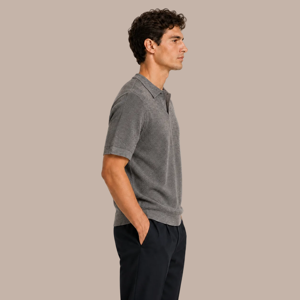 MAURITS GEBREIDE POLO CAN