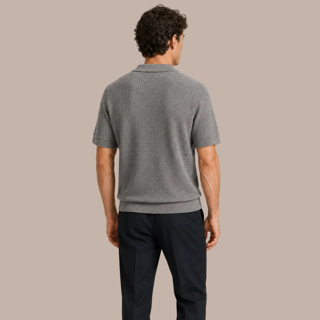 MAURITS GEBREIDE POLO CAN