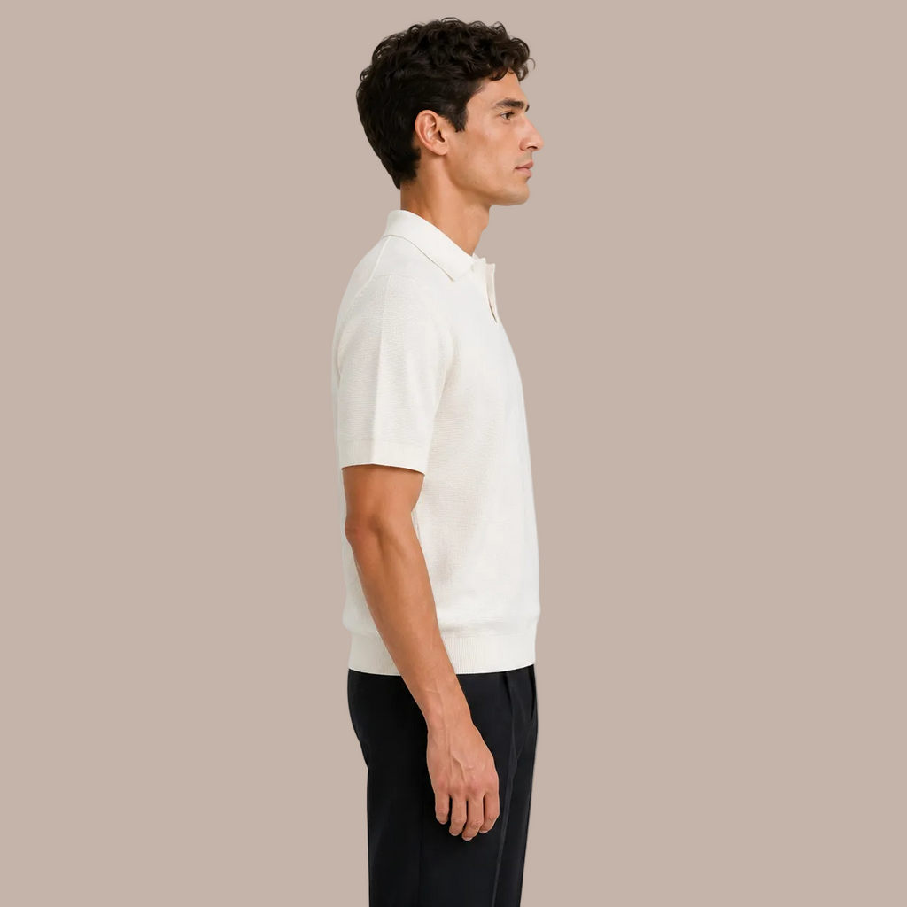 MAURITS GEBREIDE POLO CAN