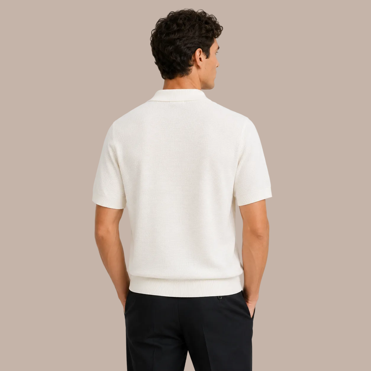 MAURITS GEBREIDE POLO CAN