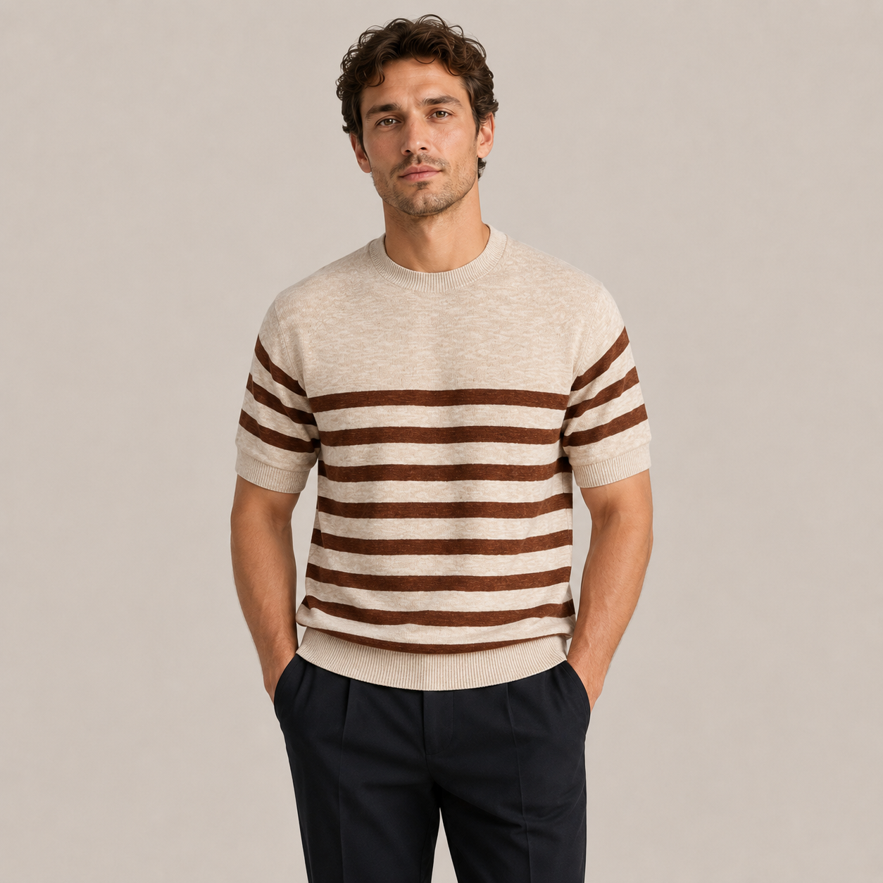 MAURITS GESTREEPT T-SHIRT CAN