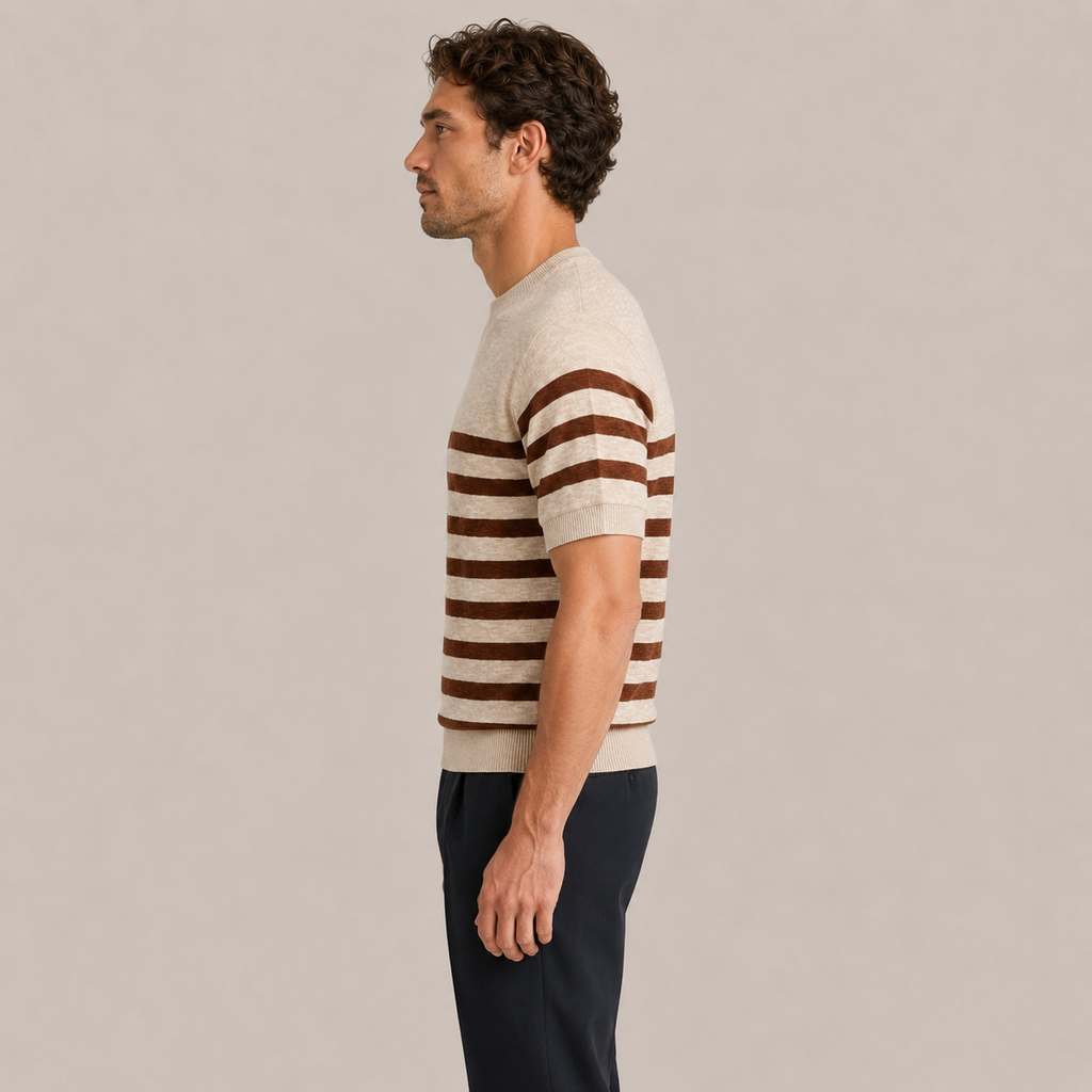 MAURITS GESTREEPT T-SHIRT CAN