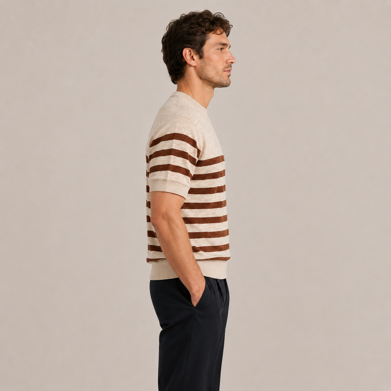 MAURITS GESTREEPT T-SHIRT CAN