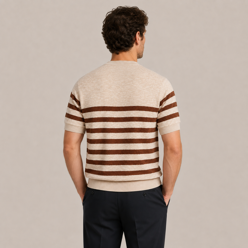 MAURITS GESTREEPT T-SHIRT CAN