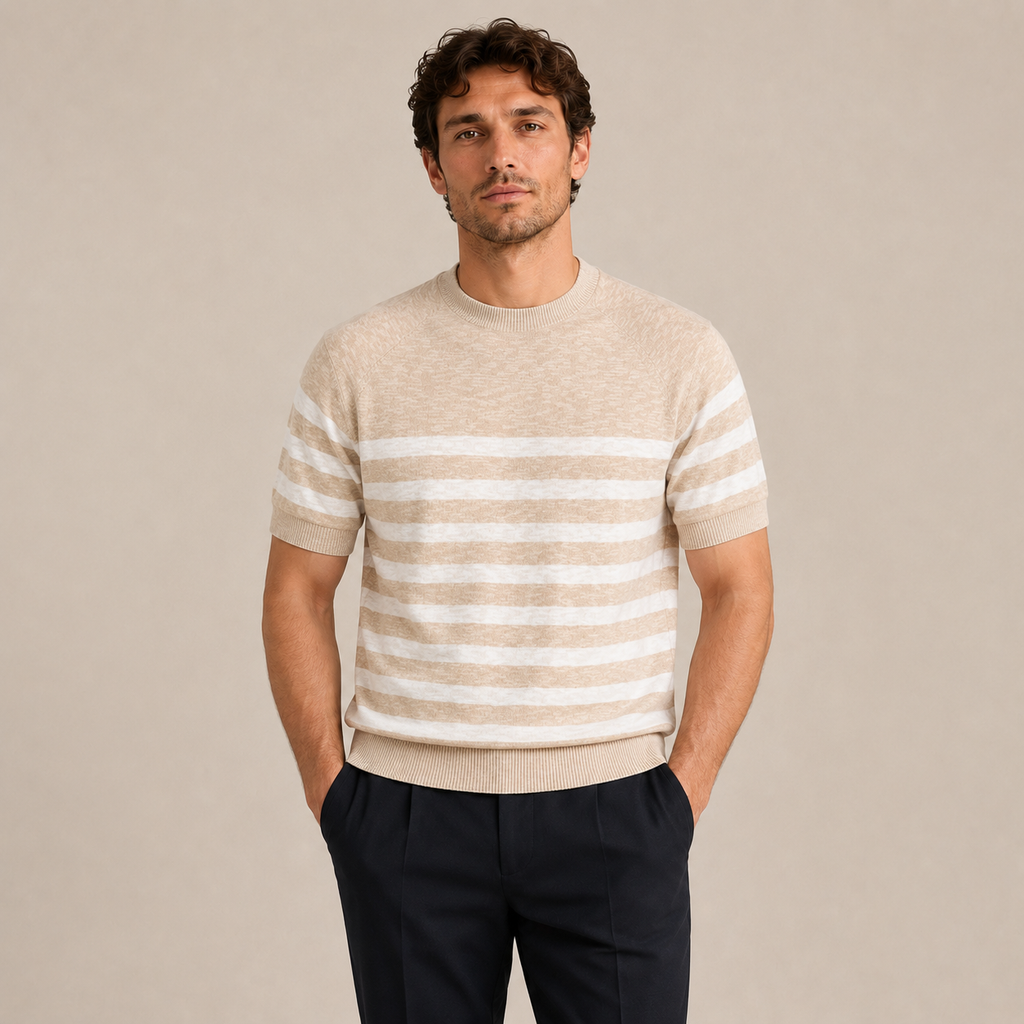 MAURITS GESTREEPT T-SHIRT CAN