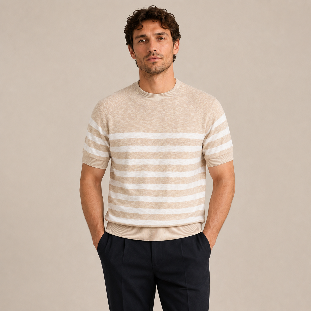 MAURITS GESTREEPT T-SHIRT CAN