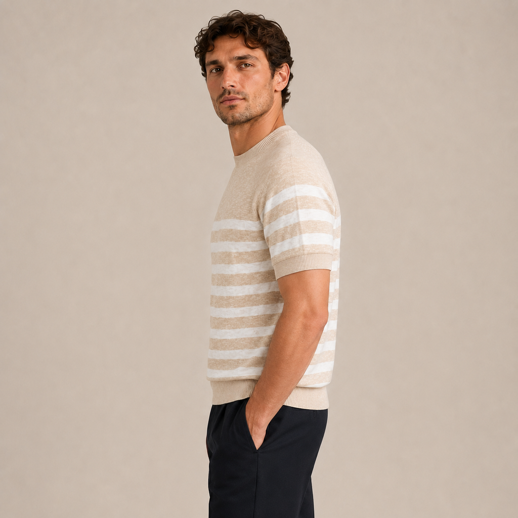 MAURITS GESTREEPT T-SHIRT CAN