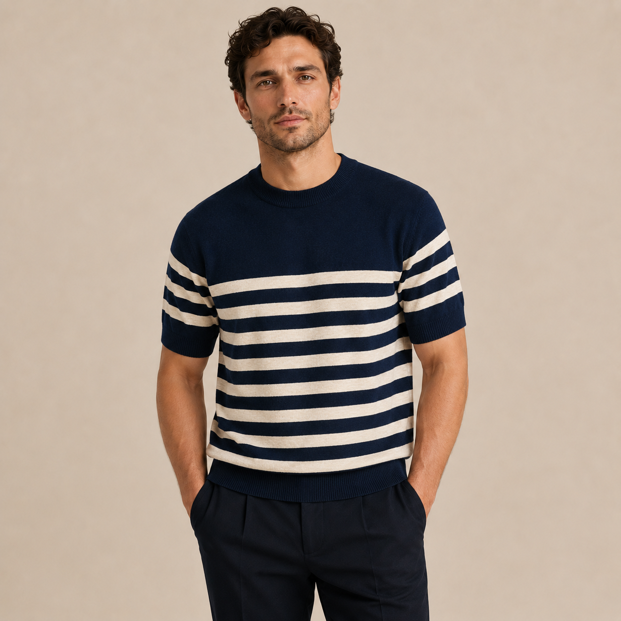 MAURITS GESTREEPT T-SHIRT CAN