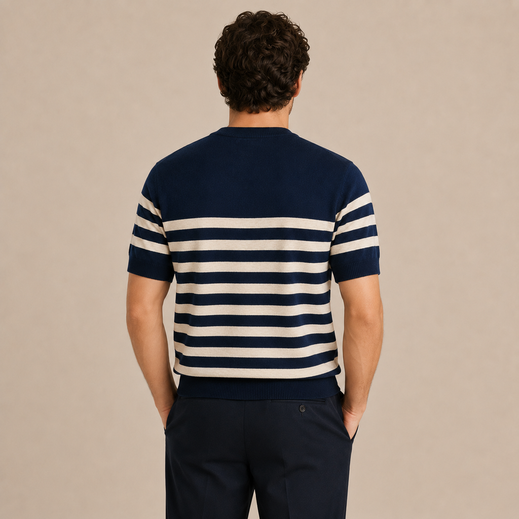 MAURITS GESTREEPT T-SHIRT CAN