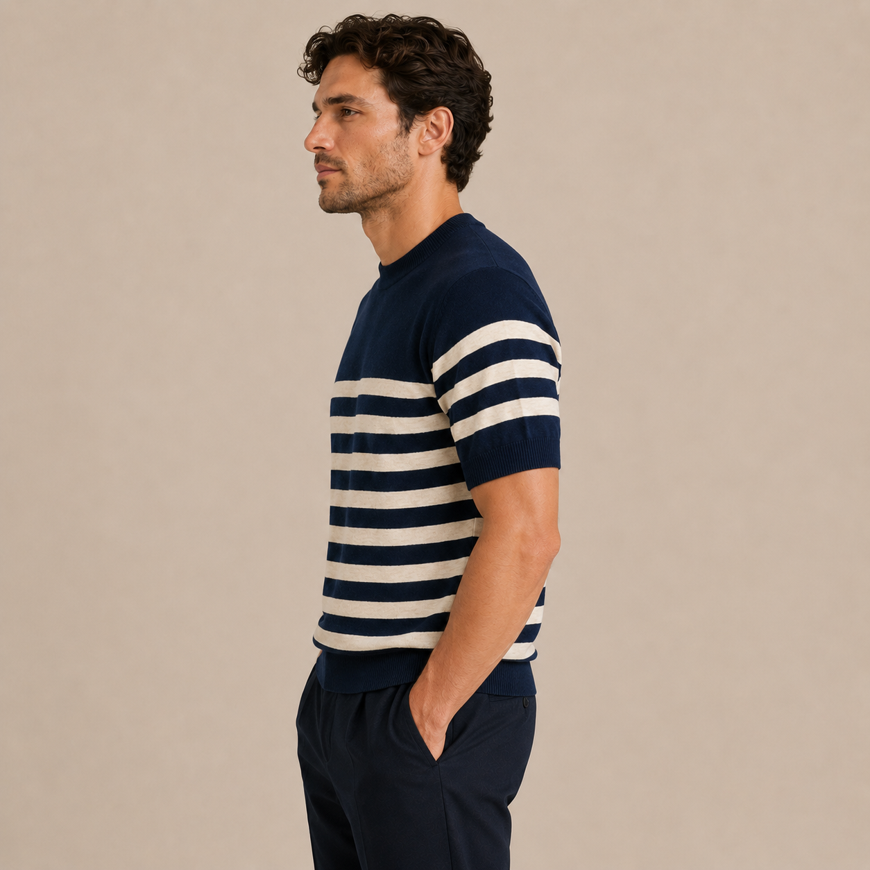 MAURITS GESTREEPT T-SHIRT CAN