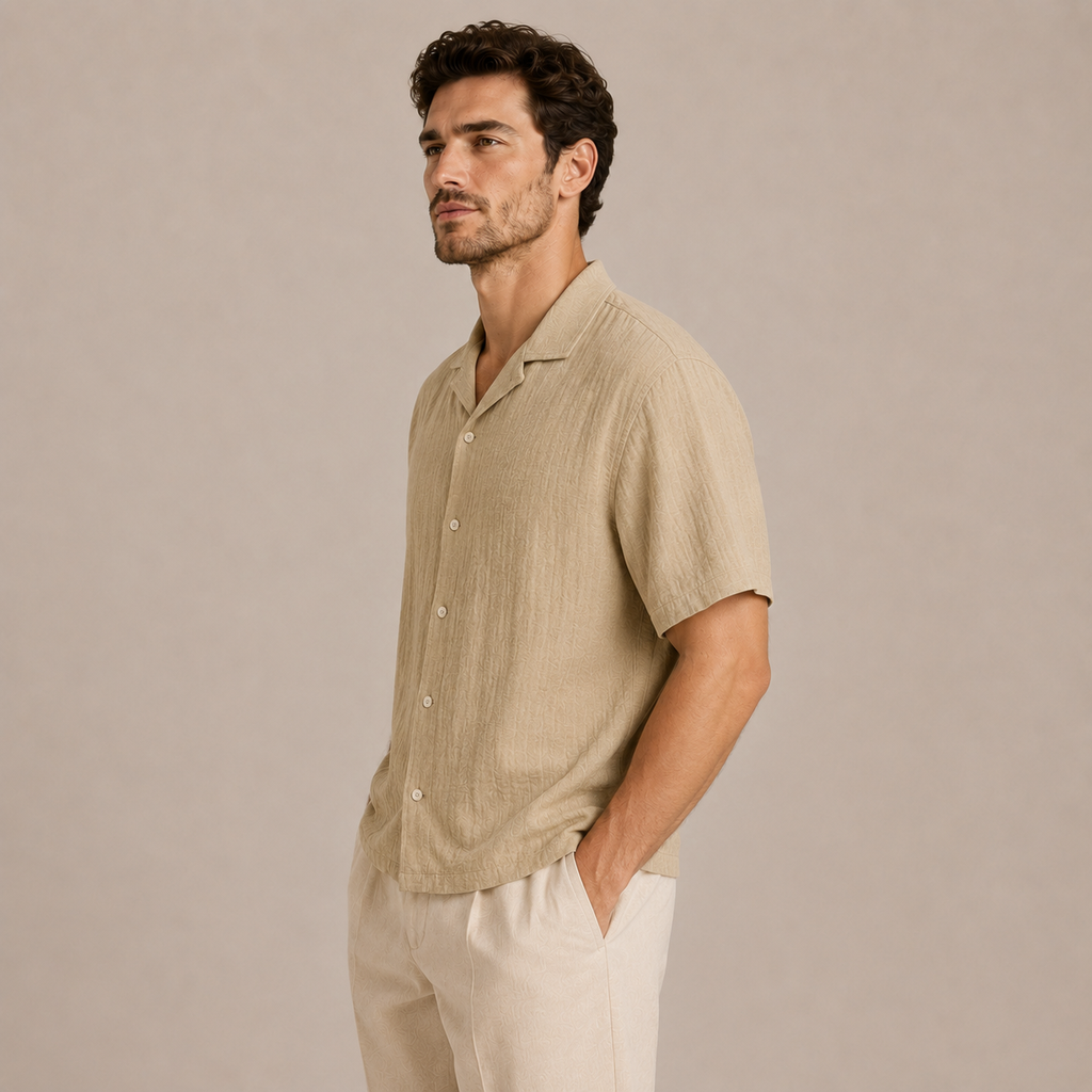 MAURITS LINNEN ZOMERSHIRT CAN