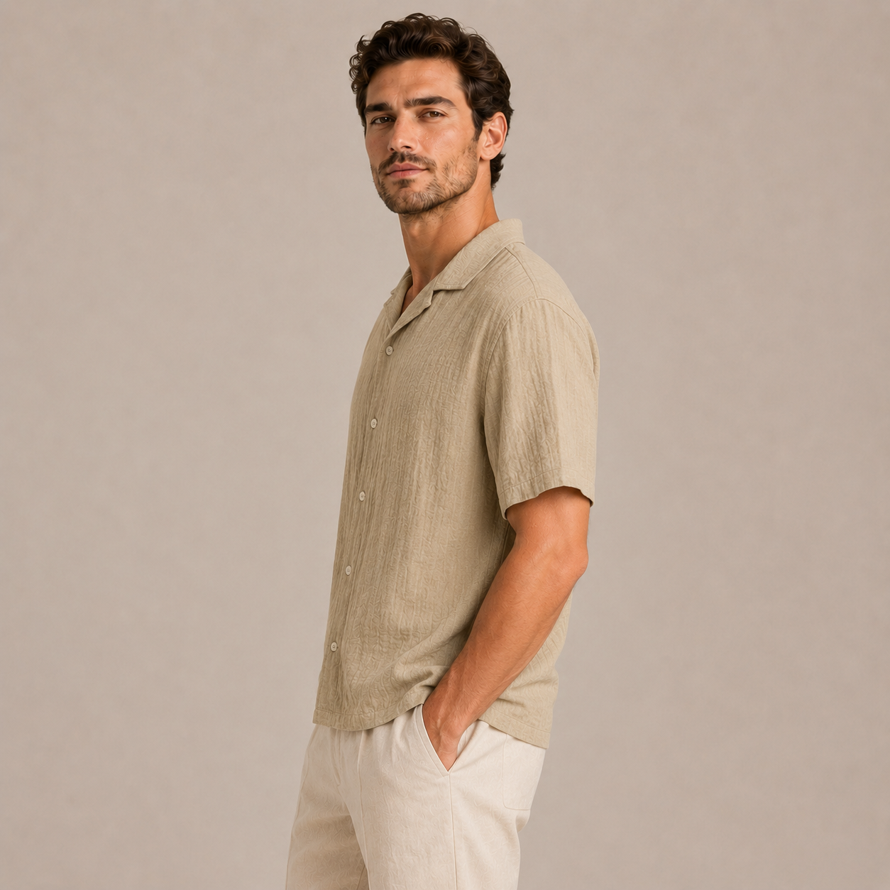 MAURITS LINNEN ZOMERSHIRT CAN