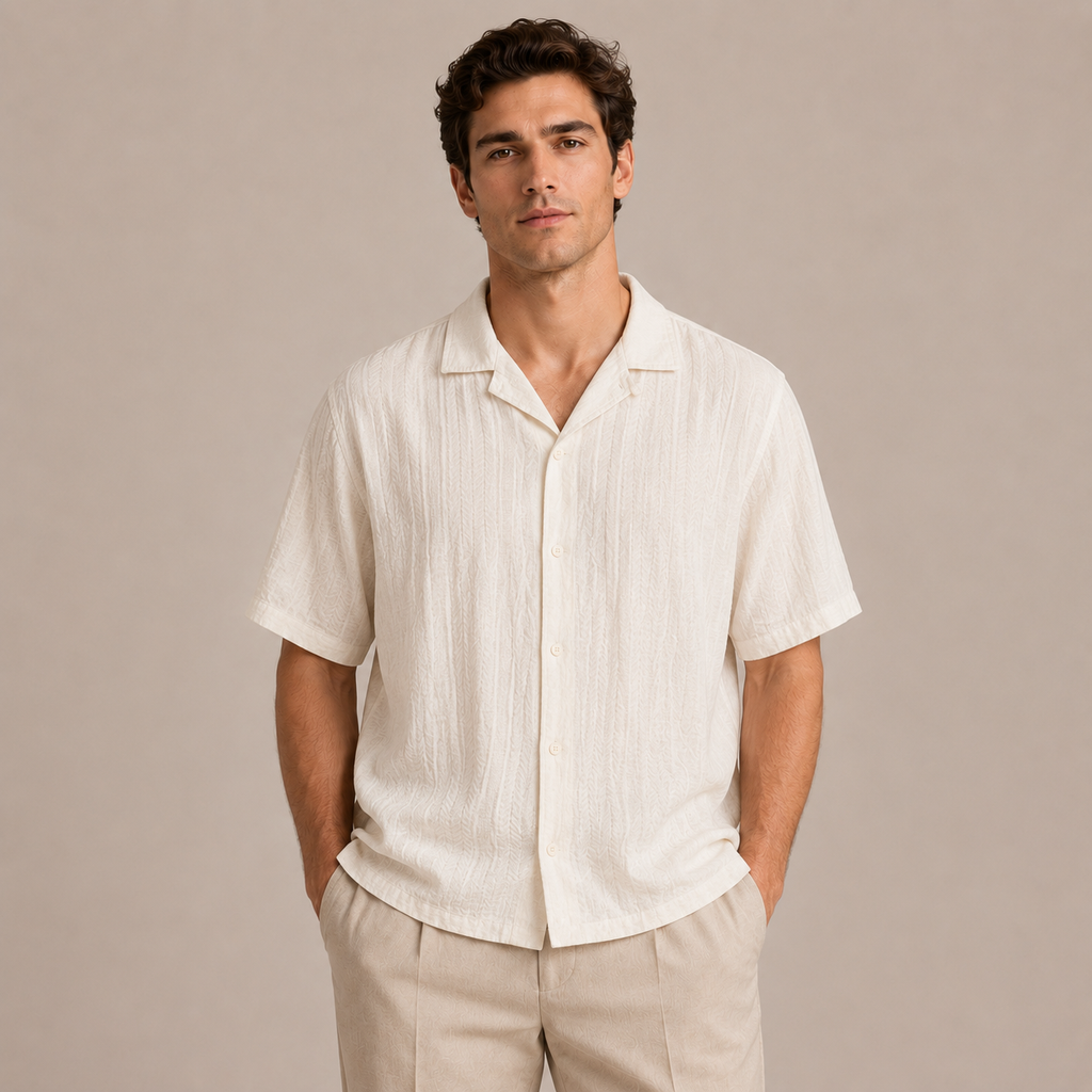 MAURITS LINNEN ZOMERSHIRT CAN