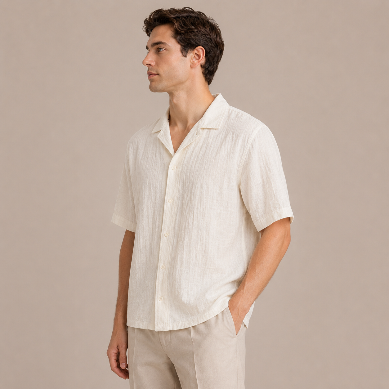 MAURITS LINNEN ZOMERSHIRT CAN