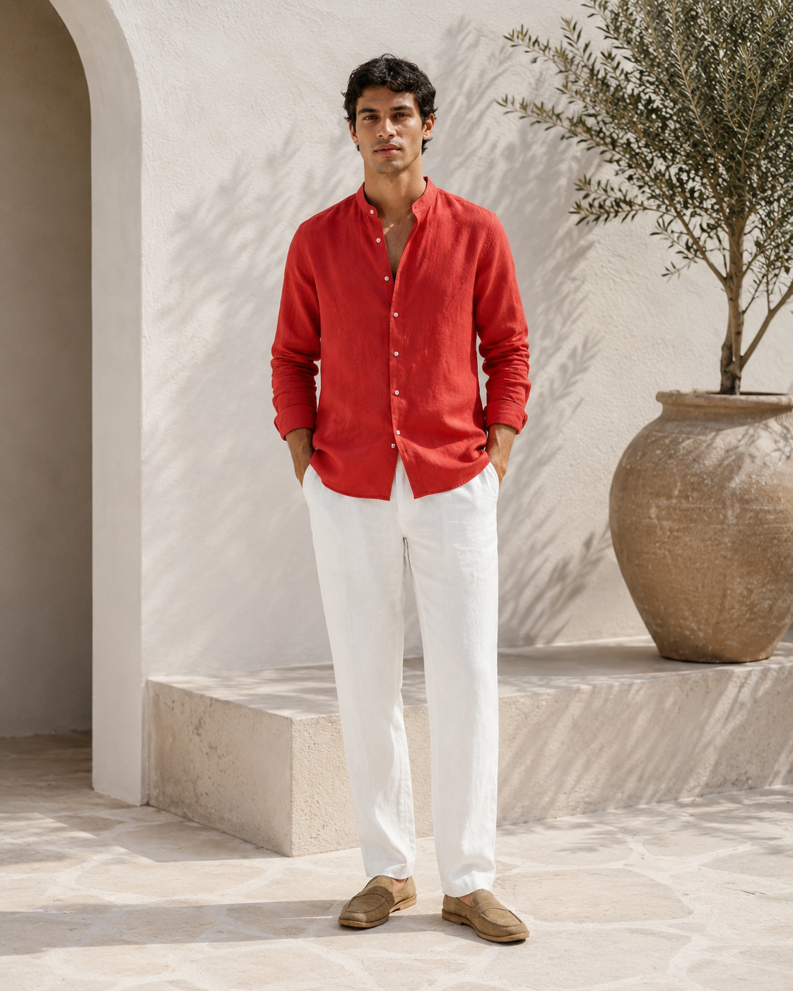 MAURITS LUXE LINNEN OVERHEMD CAN