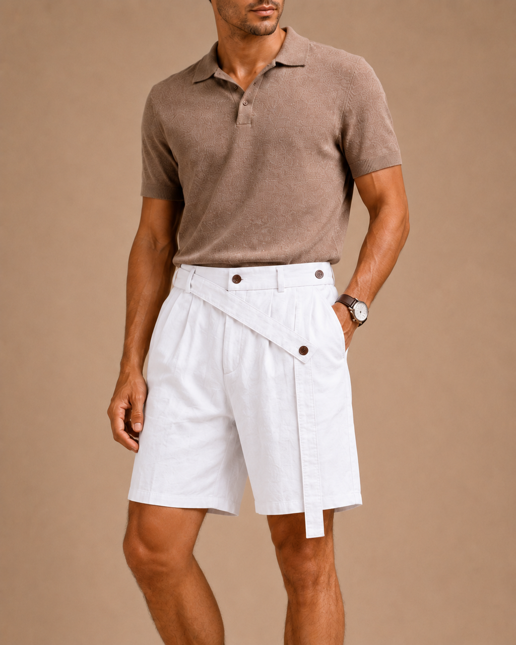 MAURITS LINNEN SIGNATUURSHORT CAN