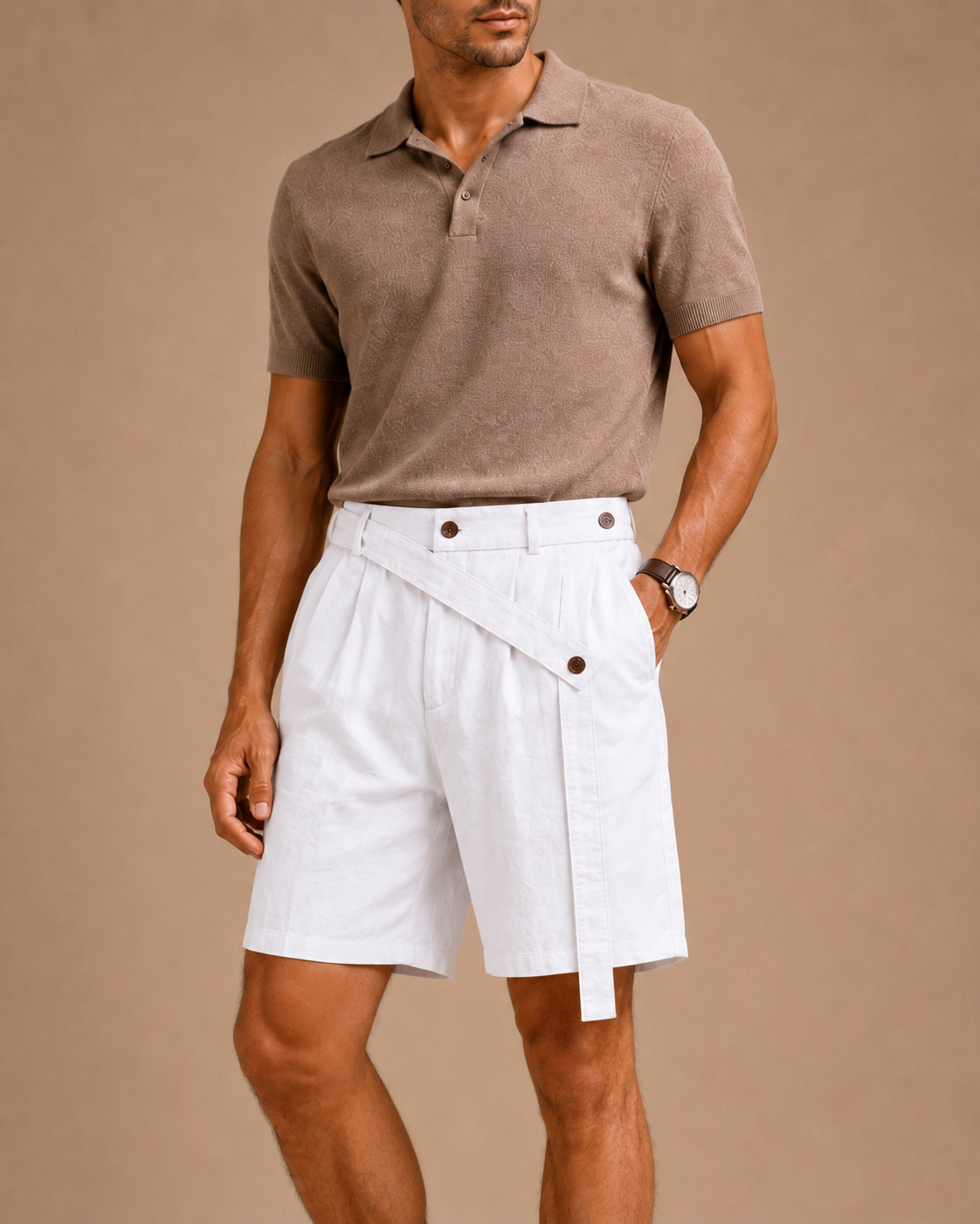 MAURITS LINNEN SIGNATUURSHORT CAN